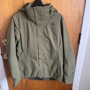 North Face Women's Ski Coat (L) Olive